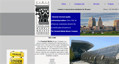Desktop Screenshot of clevelandmarble.com